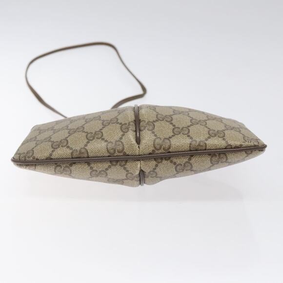 GUCCI GG Supreme Web Sherry Line Shoulder Bag Pvc Beige 904 02 047 - Picture 9 of 16